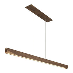 Glide Wood Linear Suspension - Chandeliers