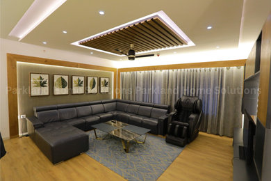 Minimalist home theater photo in Other