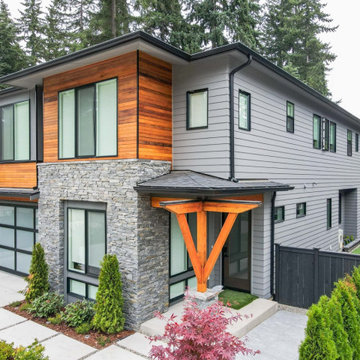 Timeless Exterior Cedar Siding Design | Kirkland, WA
