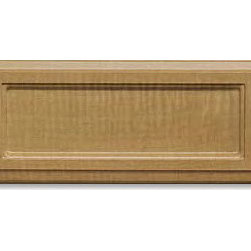 2 Piece Sierra RTF Drawer Front from CabinetNow.com shown in Anigre - Kitchen Cabinetry