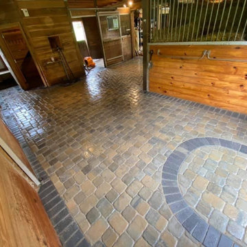 Horse Stable - Concrete Paver Floor