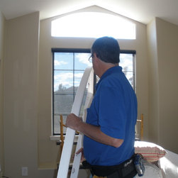 Arch Shaped PolyCore Shutter install - Interior Shutters