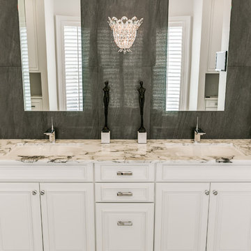 Calacatta Supremo Marble Master Bath