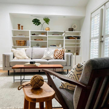 Built-in Bookcase in Los Angeles Study