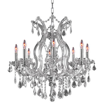 Artistry Lighting Maria Theresa Collection Chandelier 26x26, Chrome