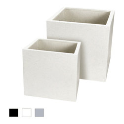 Fiberstone Square Planter - Products