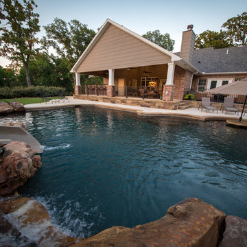 Backside of Pool