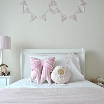 Pink and White Simplicity - Girls Bedroom
