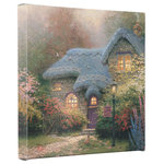 Thomas Kinkade - Heather's Hutch Gallery Wrapped Canvas, 14"x14" - Featuring Thomas Kinkade's best-loved images, our Gallery Wraps are perfect for any space. Each wrap is crafted with our premium canvas reproduction techniques and hand wrapped around a deep, hardwood stretcher bar. Hung as an ensemble or by itself, this frame-less presentation gives you a versatile way to display art in your home.