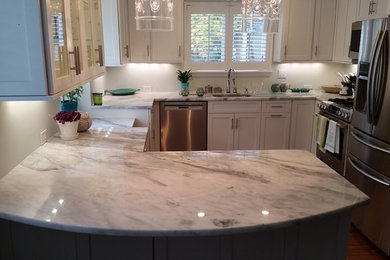 Inspiration for a contemporary kitchen remodel in DC Metro