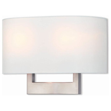 2-Light Brushed Nickel Ada Wall Sconce
