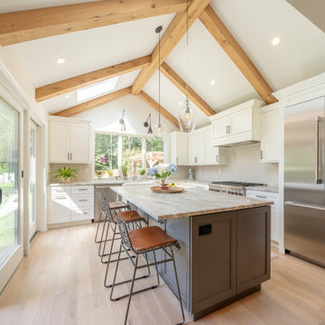 Open-Concept Kitchen Addition with Vaulted Ceiling: West Chester, PA
