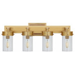 Visual Comfort - Marais Bath Wall Sconce, 4-Light, Hand-Rubbed Antique Brass, 8"H - This beautiful wall sconce will magnify your home with a perfect mix of fixture and function. This fixture adds a clean, refined look to your living space. Elegant lines, sleek and high-quality contemporary finishes.Visual Comfort has been the premier resource for signature designer lighting. For over 30 years, Visual Comfort has produced lighting with some of the most influential names in design using natural materials of exceptional quality and distinctive, hand-applied, living finishes.