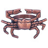 Napkin Ring Crab, Antique Copper, 3"