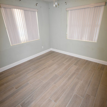 Wood look tile