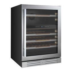 47 Bottle Single Zone Wine Cooler - Beer And Wine Refrigerators