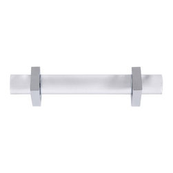 Worlds Away Monica Lucite and Nickel Hardware - Cabinet And Drawer Knobs