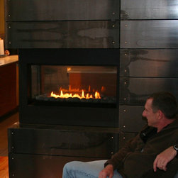 Spark Direct Vent 3ft Tri Vu Model 92 - Indoor Fireplaces