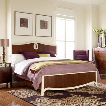 Classic Chic Master Bedroom with Chesser and King Panel Bed