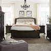 Magnussen Bellamy Traditional Peppercorn King Sleigh Bed with Shaped Footboard