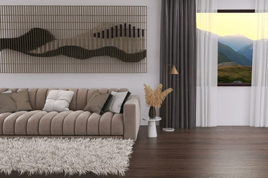 Living Room Rendering Design