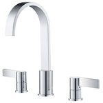 Isenberg - Isenberg 145.2000 - Three Hole 8" Widespread Two Handle Bathroom Faucet - **Please refer to Detail Product Dimensions sheet for product dimensions**