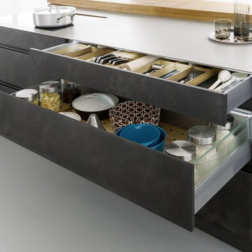 Concrete Cabinets - Industrial Chic