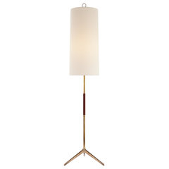 Sommerard Floor Lamp in Hand-Rubbed Antique Brass