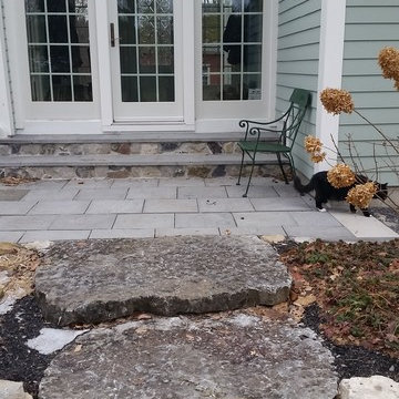 Faux Flagstone Paver Steps