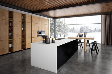 Example of a minimalist kitchen design