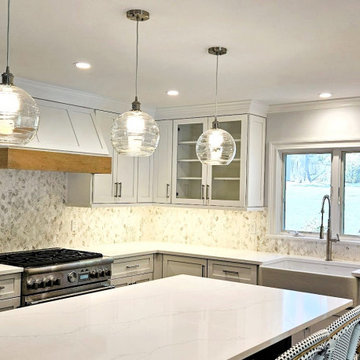 Modern Coastal Kitchen & Dining Room