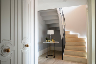 Example of a french country entryway design in Other