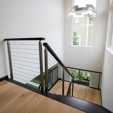 Project #70 | Open-Riser Staircase with Cable Railing