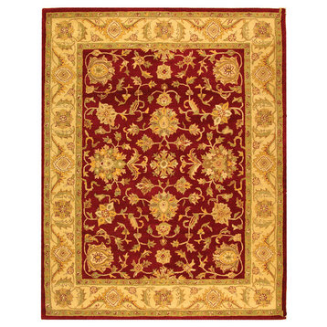 Safavieh Antiquity Collection AT312 Rug, Red/Gold, 9'6"x13'6"