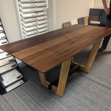 Contemporary Walnut & Ash Conference Table