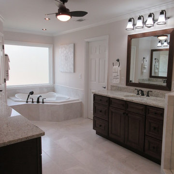 Elegant Marble Master Bathroom