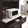 Kitchen Cabinet With 1-Drawer, Chocolate-Gray