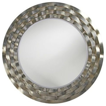 Howard Elliott Cartier Silver Leaf Mirror