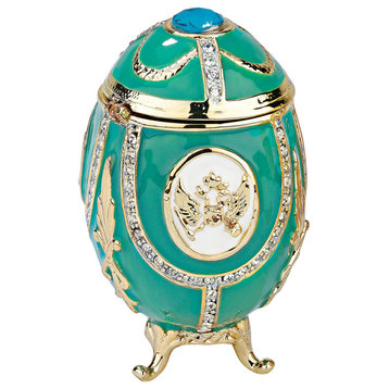Teal Green Russian Imperial Egg