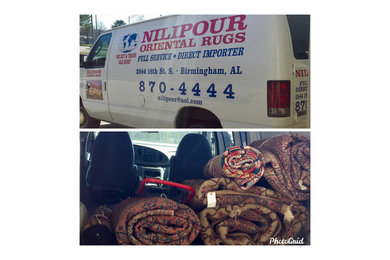 Picking up and delivering...  Cleaning and Disinfecting your rugs is essential!