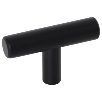 RCH Modern Stainless Steel Handle Pull, 10 Pack, Black, 0 Inch