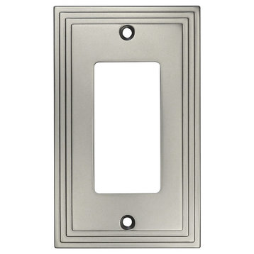 Cosmas 25000-SN Satin Nickel Single GFCI / Decora Wall Plate