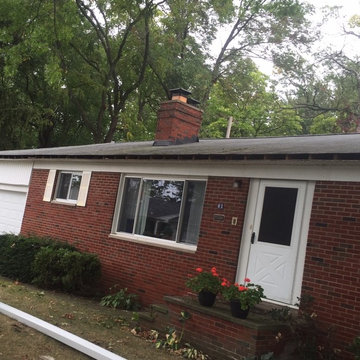 5 Inch Gutters and Spouts All Fascia Boards and Fascia Caps Needed Replaced