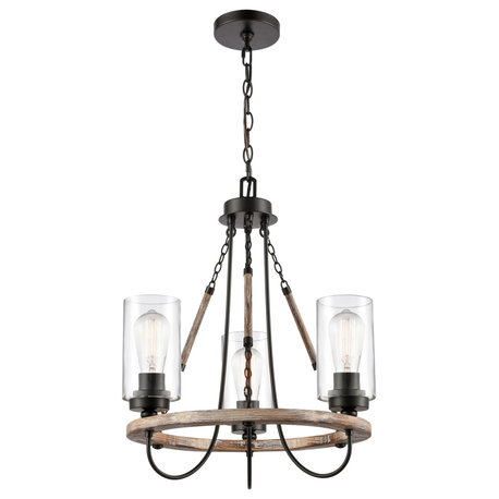 INNOVATIONS LIGHTING 442-3CR-BK-G4422 Paladin Mini Chandelier