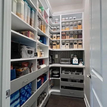 Pantry Cabinet in Dark Gray