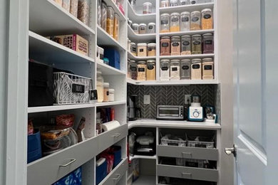 Pantry Cabinet in Dark Gray