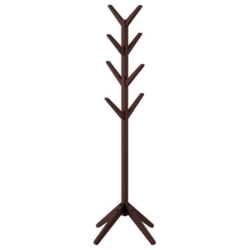 Freestanding Coat Rack Durable 8-Arm Tree Stand Great for Entryways