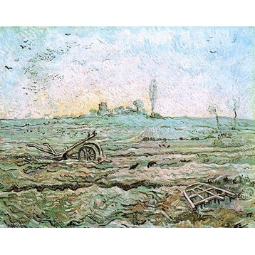 Vincent Van Gogh The Plough and the Harrow Wall Decal