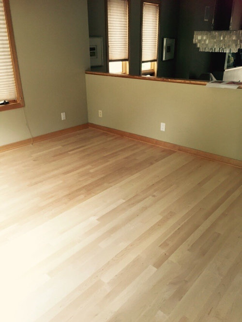 Refinished Floors Look Two Diffe, How To Recolour Hardwood Floors Refinish