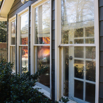 BEFORE - 20+ Window Replacements using MI 1500 Series Vinyl Replacement Windows